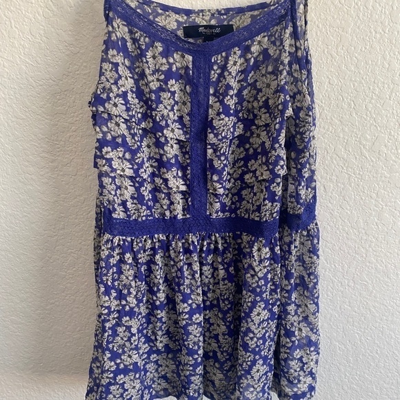 Madewell Other - Madewell Blue Floral Thin Strap XS